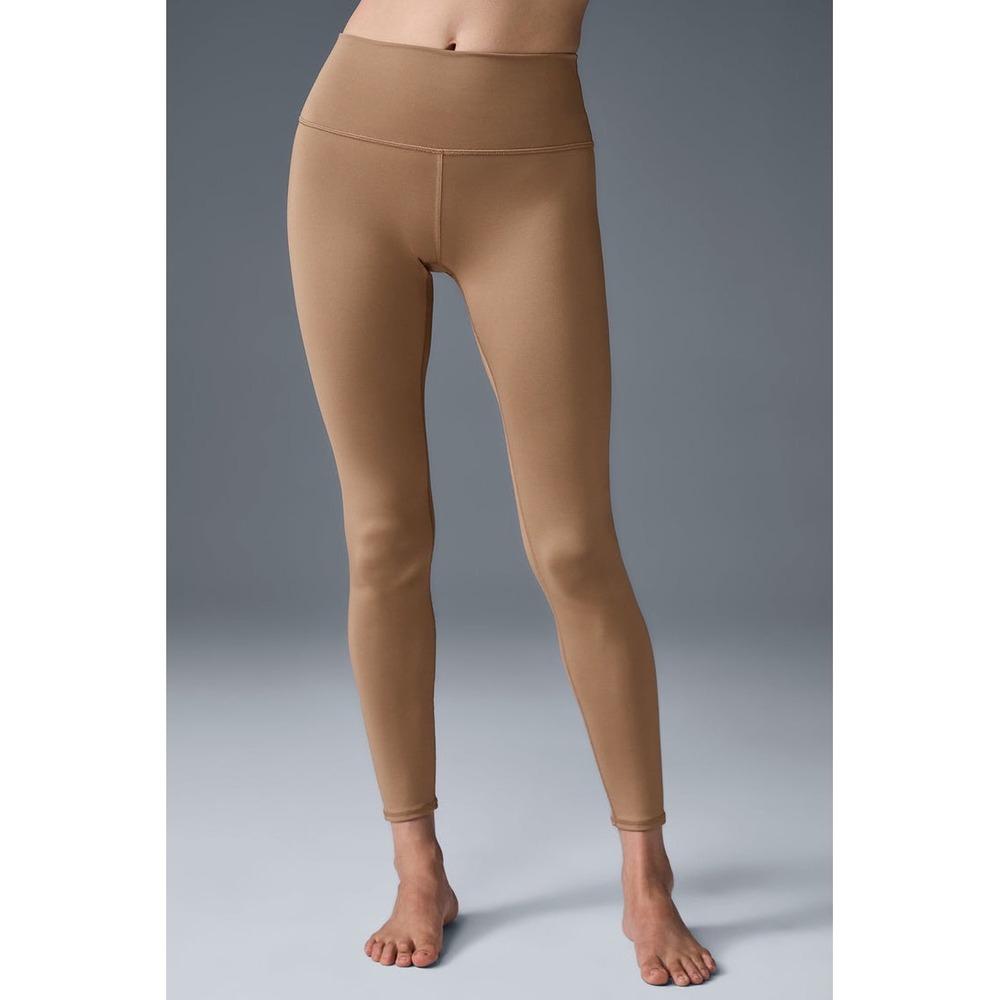 Alo Yoga 7/8 High-Waist Airlift Leggings Toasted Almond - XSmall